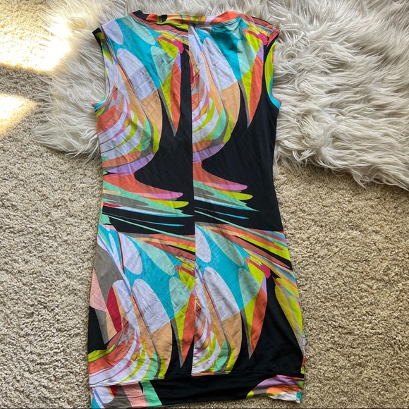 TRINA TURK abstract print stretch mini dress - Picture 5 of 9